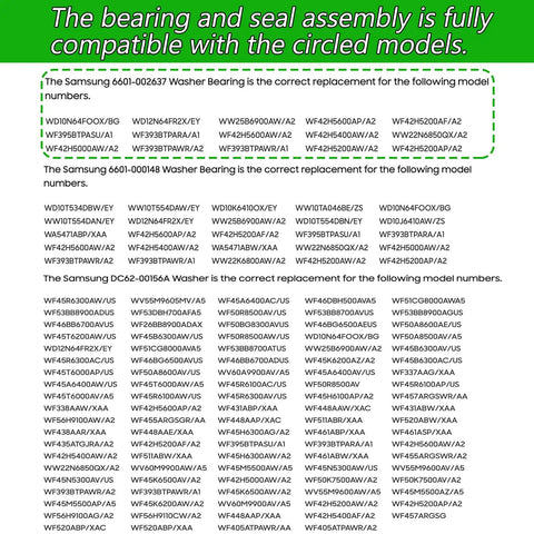 Straight Up Heavy Duty Washer Tub Bearing And Seal Replacement Kit Ditch That Rattling Noise For Top Front Load Machines Plug And Play Install Guarantees Smooth Spin Daily compatibility list