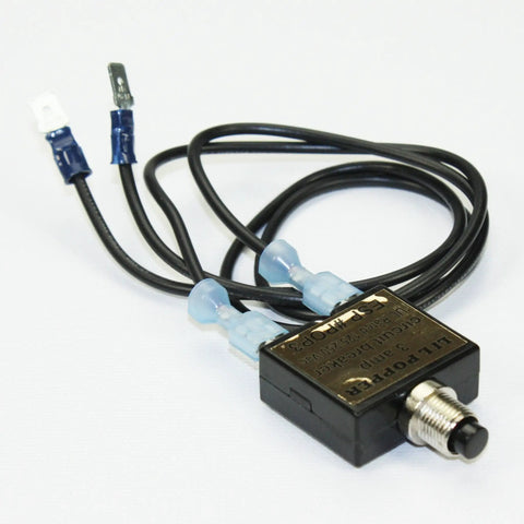 3 Amp 24V Push Button Circuit Breaker For Furnace Control Boards With Temporary Reset Fuse In Line Electrical Protector