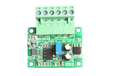 Top view of Frequency To Voltage Converter Module For PLCs And Inverters With 0 Hz To 10 kHz Range, DIY Friendly Analog Output
