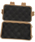 Open view of 3-Piece Wear-Resistant Survival Box and Tool Case for Outdoor Adventures and Camping Essentials, showcasing foam interior.