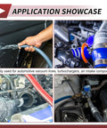 Application of Air And Water Silicone Vacuum Hose 10 Ft High Temperature Automotive Vacuum Line Clear Tubing Three Sixteenth Inch Outer Diameter 5mm ID 2mm Wall Thickness For Turbo Boost And Vacuum System in various automotive settings