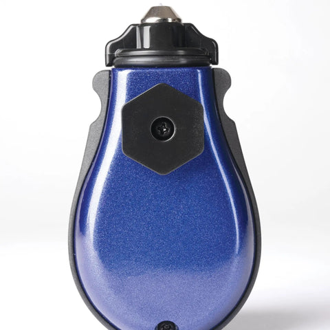 Professional Grade Hella Durable Mini Chalk Line Tool Featuring Heavy Duty Aluminum Housing And Smooth Retracting Mechanism for ultra fine layout lines, top view.
