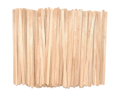 1000-Count Birch Wood Coffee Stirrers, Biodegradable Disposable Stir Sticks With Round Ends, Eco Friendly BPA Free Swizzle Sticks