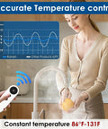 Woman using Instant Tankless Water Heater 240V 7kW Self Modulating With No Standby Losses for kitchen sink hot water.