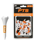 Pts Plastic Golf Tees One And A Half Inch 30 Count Durable 100 Percent Plastic Tees Ideal For Irons Hybrids And Woods Pro Tour