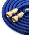 Durable Aluminum Hose Connectors Fix Leaks Fast. Expandable Water Fitting Repair Kit For Garden Faucets And Car Washing. Two Piece Set Saves Money On New Hoses. Perfect Upgrade For Outdoor Plumbing Jobs. brass hose connectors with blue garden hose