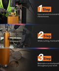 Pro Grade Wet Concrete Core Drill Bit, 4 Inch Diamond Hole Saw For Drilling Concrete And Masonry, 16 Inch Depth, installation steps