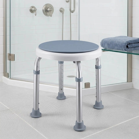 Grippy Anti Slip Rubber Feet For Shower Chairs And Tub Transfer Benches In Wet Bathrooms 4 Pack Sturdy Foot Caps on shower stool