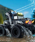 3 In 1 Amphibious RC Car Boat Water Gun With 2 4GHz Control All Terrain Waterproof Monster Truck For Kids Aged 4 To 8 in water