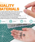 304 Stainless Steel Bearing Balls Set 300 Pieces In 12 Sizes For Machinery Automotive And Bicycle Repairs Pro Grade Precision Solid Bearings For Industrial Use, 304 stainless steel balls in storage box