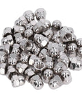Dope 50Piece 304 Stainless Steel Cap Nut Set For Fastener Repairs And Machine Maintenance Plus Rustproof Gear That Will Keep Your Vehicle Running Smooth. pile of shiny stainless steel cap nuts