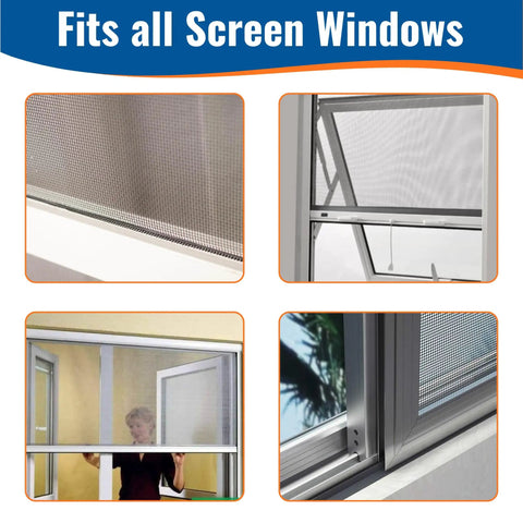Top Drawer Window Screen Plunger Latches And Metal Pins Quick Swap For Worn Out Screens 5/32 X 1 1/2 Inch White Corrosion Resistant Spring Loaders Fits 1 Inch Frames Heavy Duty Hardware Solid Reliability For DIY Jobs 25 Count Box - screen windows in various installations