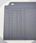 Surface Roughness Comparison Block Pro Grade VDI 12 To 45 Spark Erosion Texture Plate For EDM Mold Grain Finish Gauge 160x100mm Gray, VDI chart view