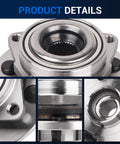 Close-up details of Front Wheel Bearing And Hub Assembly 513215 For 2004 To 2007 Chevy Malibu And Pontiac G6 5 Lug Non ABS
