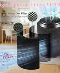 VF7000 Foam Wet Application Filter Replacement For 5 To 20 Gallon Wet Dry Shop Vacuums shown in exploded view.