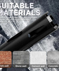 Diamond Core Drill Bit Set Two And A Half Inch With Pilot Bit And Adapters SDS Plus And Hex suitable for various walls.