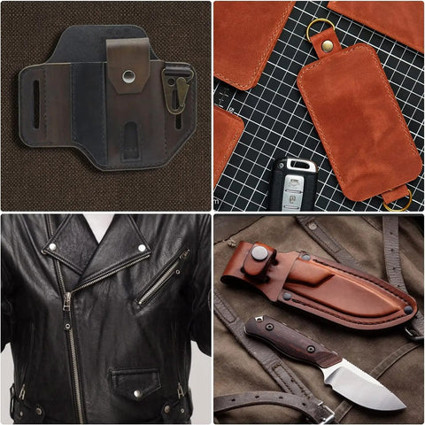 18 Sets Snap Fastener Kit 15mm Metal Snaps For Leather Bags Jeans Clothes And Fabric Black Great For Bag Making And Garment Repairs With Easy To Install Tools DIY Ready on various leather items like wallets and jackets.