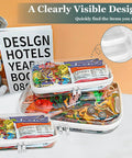 Clear Hard Shell Zipper Cases Set Of Three 2 Small And 1 Medium Durable PET Plastic Pencil Case And Diaper Bag Organizer with candies inside