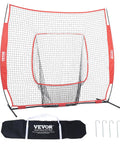 7x7 Ft Baseball And Softball Practice Net Portable Training Net For Hitting Batting Catching And Pitching Backstop With Carry Bag