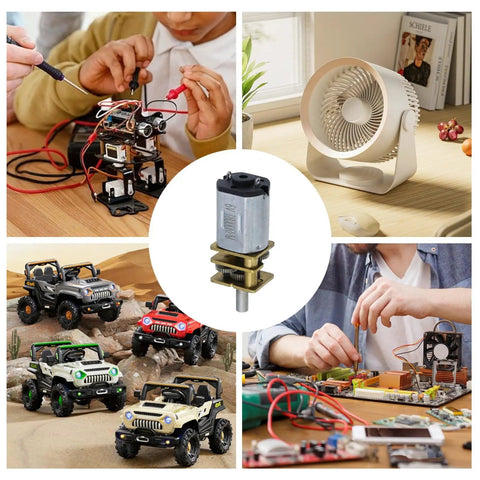 Ultra Compact 6V Micro DC Geared Motor With 3mm Shaft For RC Cars Robots And DIY Toys 30 RPM Mini Metal Gear Reduction Motor