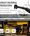 Built Tough Table Saw Rail Lock Lever Replacement Replaces Part Number 5140032-23 on DeWalt saw with black lever design.