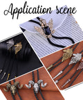 3 Sets Iron Bolo Tie Findings Kit with Sterling Silver Plated End Caps Textured Round Slides Black Cord Jewelry Making