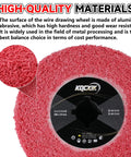 Heavy Duty Alumina Surface Conditioning Drum For Burnishing Machines 4.7 By 4 Inch With Uniform Abrasive Drum For Copper Aluminum Stainless Steel Polishing And Rust Removal