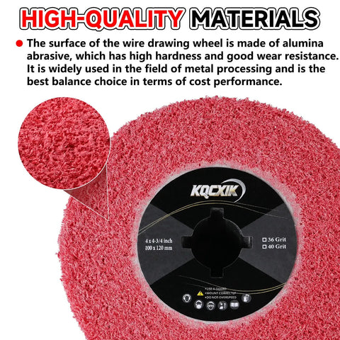 Heavy Duty Alumina Surface Conditioning Drum For Burnishing Machines 4.7 By 4 Inch With Uniform Abrasive Drum For Copper Aluminum Stainless Steel Polishing And Rust Removal