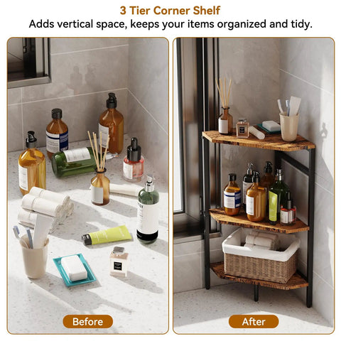 Kick Clutter To The Curb With This Slick Two Piece Under Vanity Corner Shelf For Legit Bathroom Pedestal Sink Storage And Kitchen Organization That Keeps Toiletries Tidy While Maximizing Tight Spaces Easily