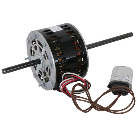 D1092 RV Air Conditioning Fan Motor Replacement One Third HP 115V 1675 RPM Two Speed 3.4 Amps OAO Enclosure Double Shaft
