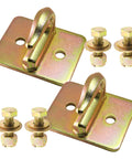 Pair of Three Eighths Inch G70 Tractor Bucket Grab Hook Bolt On Forged Steel No Backer Plate Built Tough For Tractor Loader Buckets And Chains