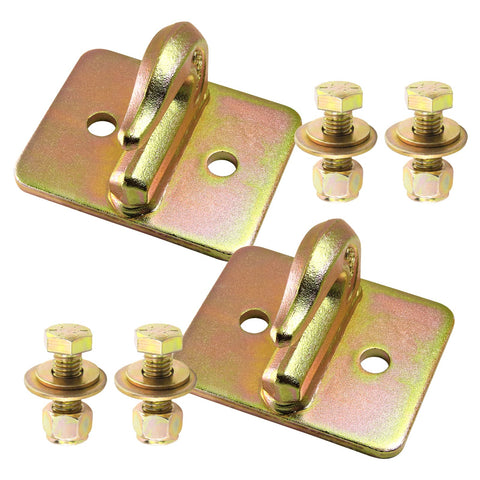 Pair of Three Eighths Inch G70 Tractor Bucket Grab Hook Bolt On Forged Steel No Backer Plate Built Tough For Tractor Loader Buckets And Chains