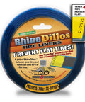 Packaged Gold Bicycle Tire Liners For Flat Prevention 700 X 32 41C with blue layer, shown with product label and insert details.