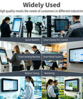 Heavy Duty 27 Inch Full Hd Industrial Touchscreen Monitor With Plug And Play Embedded Pc used in various industries for HMI tasks.