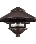 Transitional Outdoor One Light Post Mount In Bronze Dark Finish For Pathway And Garden Lighting No Fuss Post Lantern