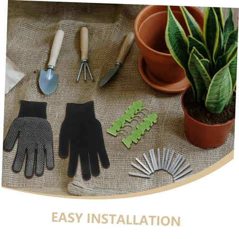 Greenhouse Grow Tunnel Hoops With Modular Bracket Connectors For Easy Assembly And Weatherproof Garden Shelter, Durable All Season Plant Protection, No Tools Needed, Fast Setup