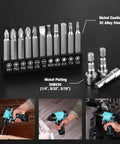 12V Cordless Impact Driver Kit With 885 In Lbs Torque For Quick Smooth Tackling Of Tough Jobs Variable Speed 0 2400 RPM LED Light 11 Screwdriver Bits 3 Nut Driver Bits Tool Bag Battery And Charger Included