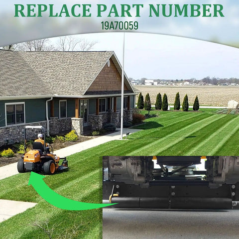 Lawn Stripe Kit For Cub Cadet Z Series And Troy-Bilt Mustang Zero Turn Mowers 50, 54 And 60 Inch Decks, Roller Attachment For Clean Stripes