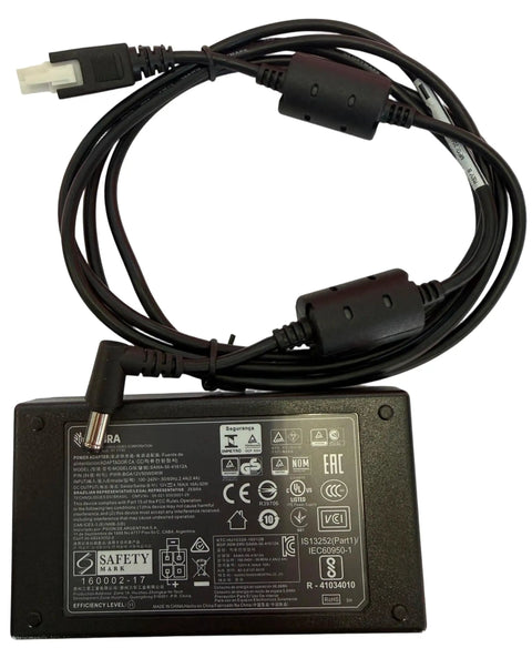 12V 4.16A 50W Barrel Power Adapter Brick For Zebra SAC3600 Battery Cradle Charger 4 Slot Spare Dock Charger With Round Plug Tip Ready To Go For SAWA-56-41612A PWR-B black adapter with cord