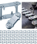Beefed Up Heavy Duty Bolt Solid Steel Plate Fasteners Pack Pre Assembled Bottom Plates For Conveyor Belt Repair Kit in use