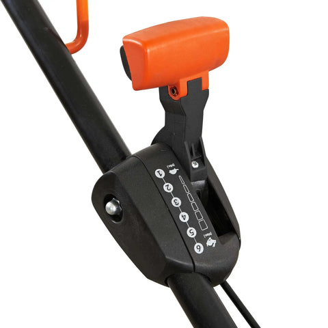 Speed control lever of Gas Walk Behind Lawn Mower With CVT 6 Speed Pace Control For Easy Push And High Wheel Front Wheel Drive