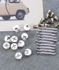 Heavy Duty Furniture Cam Lock Fittings Kit Iron And Aluminum Alloy 24 Sets For Cabinet And Furniture Assembly Detail
