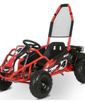 Mud Monster 98cc Off Road Go Kart With Full Suspension For Kids, Gas Powered 4-Stroke Engine, Roll Cage front view