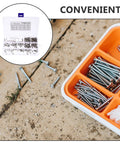 240 Piece Stainless Steel Set Screws Hex Socket Assortment Kit with Allen Head Grub Screws for Hardware Projects and Home Improvement