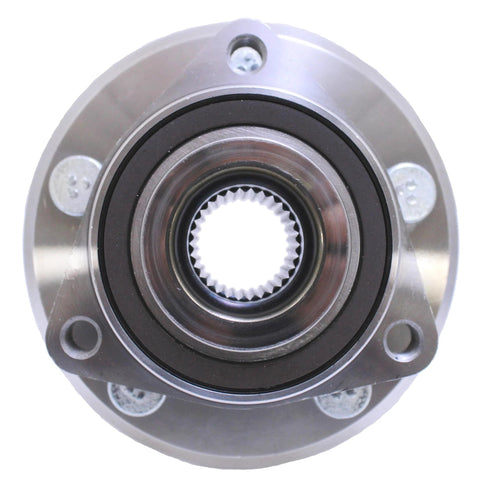 Front view of Premium OEM-Grade Wheel Hub And Bearing Assembly For Cars, Built Tough With Durable Multi-Lip Seals And Extreme Temperature Protection