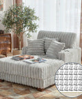 Killer Heavy Duty Upholstery Spring Clips Kit 50 Piece Couch Sofa Repair Set on cozy chaise lounge with pillows.