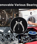 28 Inch Heavy Duty Three Jaw Bearing Puller Built Like A Tank Carbon Steel Gear Extractor for removing various bearings in workshop.