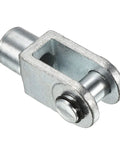 Heavy Duty M20x1.5 Air Cylinder Rod Clevis End Y Connector 94mm Length Female Thread Foot Mount 1 Pack Built To Last Industrial Automation Grade Silver Durable Low Carbon Steel Construction For Long Lasting Performance, silver steel clevis end