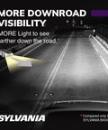 Road at night with enhanced visibility showcasing the effect of H7 XtraVision High Performance Halogen Headlight Bulbs Kit for clearer driving.