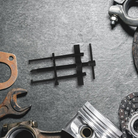 Heavy Duty 6 Inch Two Jaw Bearing Puller Remover Tool Kit Internal Bearing Piston Pin Puller Separator For Cars Bikes Wheel Hub Removal black steel